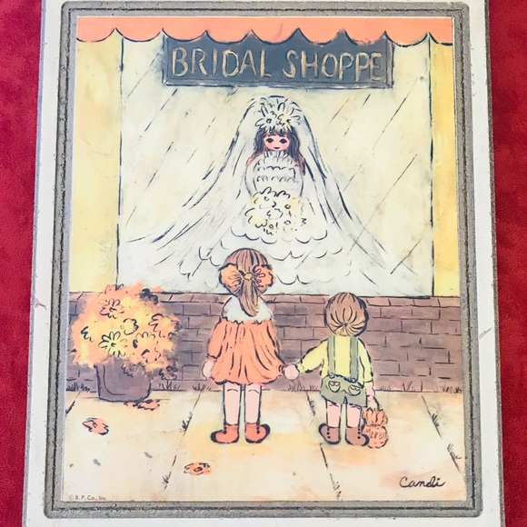 MID-CENTURY Wood Art BRIDAL Wall ART by Candi MCM - Picture 3 of 16